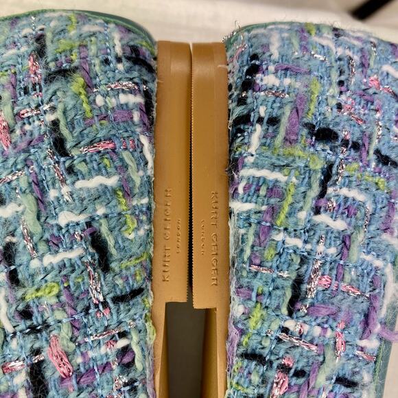 Kurt Geiger London Tweed & Leather Ballet Flats MSRP$130 - Picture 16 of 16